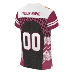 personalized arizona state sun devils tire arrows maroon black white jersey best selling