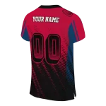 personalized arizona wildcats halftone flow red black jersey best selling