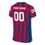 personalized arizona wildcats stripe splatter red jersey best selling
