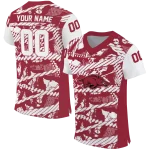 personalized arkansas razorbacks camo shatter red jersey best selling