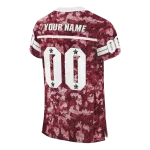 personalized arkansas razorbacks camouflage abstract red jersey best selling
