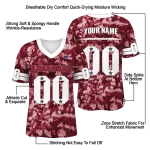 personalized arkansas razorbacks camouflage abstract red jersey best selling