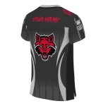 personalized arkansas state red wolves dynamic dots black jersey best selling
