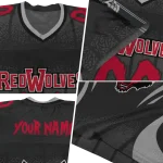 personalized arkansas state red wolves dynamic dots black jersey best selling