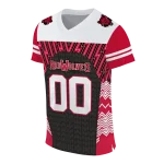 personalized arkansas state red wolves tire arrows scarlet black white jersey best selling