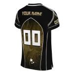 personalized army black knights halftone slant gold black jersey best selling