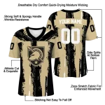 personalized army black knights striped texture gold jersey best selling