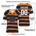 personalized auburn tigers art stripe navy blue jersey best selling