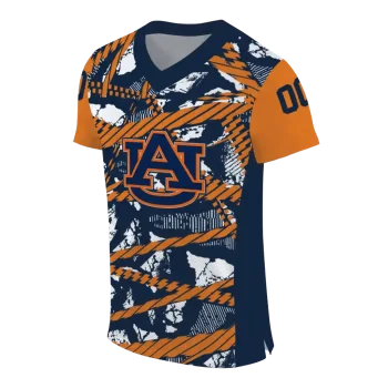 personalized auburn tigers camo shatter navy blue jersey fashion forward
