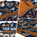 personalized auburn tigers camo shatter navy blue jersey best selling