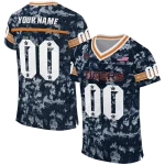 personalized auburn tigers camouflage abstract navy blue jersey best selling