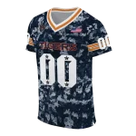 personalized auburn tigers camouflage abstract navy blue jersey best selling