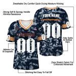 personalized auburn tigers camouflage abstract navy blue jersey best selling
