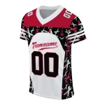 personalized ball state cardinals brushstroke xs white black jersey best selling