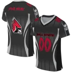 personalized ball state cardinals dynamic dots white jersey best selling
