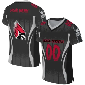 personalized ball state cardinals dynamic dots white jersey best selling