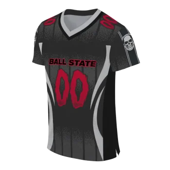 personalized ball state cardinals dynamic dots white jersey fashion forward