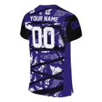 personalized baltimore ravens camo shatter purple jersey best selling