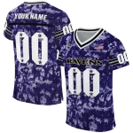 personalized baltimore ravens camouflage abstract purple jersey best selling