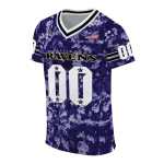 personalized baltimore ravens camouflage abstract purple jersey best selling