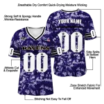 personalized baltimore ravens camouflage abstract purple jersey best selling