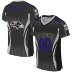 personalized baltimore ravens dynamic dots black jersey best selling