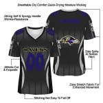 personalized baltimore ravens dynamic dots black jersey best selling