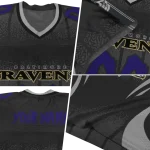 personalized baltimore ravens dynamic dots black jersey best selling