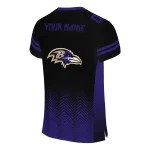 personalized baltimore ravens halftone sweep black jersey best selling