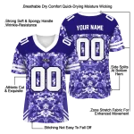 personalized baltimore ravens mirrored pattern purple jersey best selling