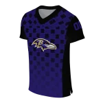 personalized baltimore ravens stacked rectangle purple jersey best selling