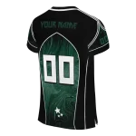 personalized baylor bears halftone slant green black jersey best selling