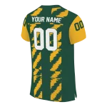 personalized baylor bears stripe block green jersey best selling