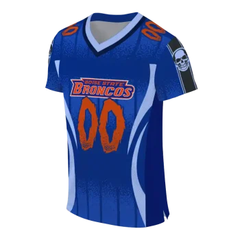 personalized boise state broncos dynamic dots blue jersey fashion forward