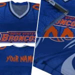 personalized boise state broncos dynamic dots blue jersey best selling