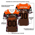 personalized bowling green falcons brushstroke xs brown black jersey best selling