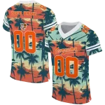 personalized bowling green falcons horizon palm sunset jersey best selling