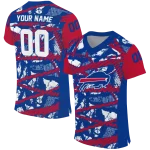 personalized buffalo bills camo shatter blue jersey best selling