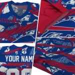 personalized buffalo bills camo shatter blue jersey best selling