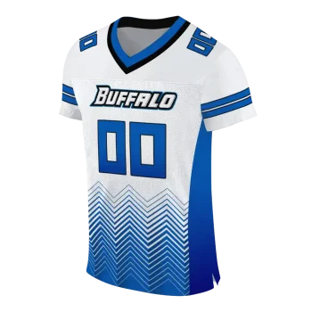 personalized buffalo bulls halftone sweep white black jersey fashion forward