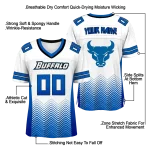 personalized buffalo bulls halftone sweep white black jersey best selling