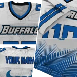 personalized buffalo bulls halftone sweep white black jersey best selling