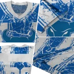 personalized buffalo bulls rugged stripes royal blue jersey best selling