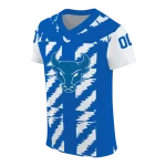 personalized buffalo bulls stripe block royal blue jersey best selling