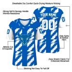 personalized buffalo bulls stripe block royal blue jersey best selling
