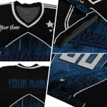 personalized california golden bears halftone slant blue black jersey best selling