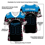 personalized carolina panthers brushstroke xs black jersey best selling