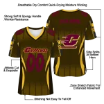 personalized central michigan chippewas dynamic dots gold jersey best selling