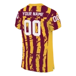 personalized central michigan chippewas stripe splatter maroon jersey best selling