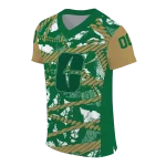 personalized charlotte 49ers camo shatter green jersey best selling